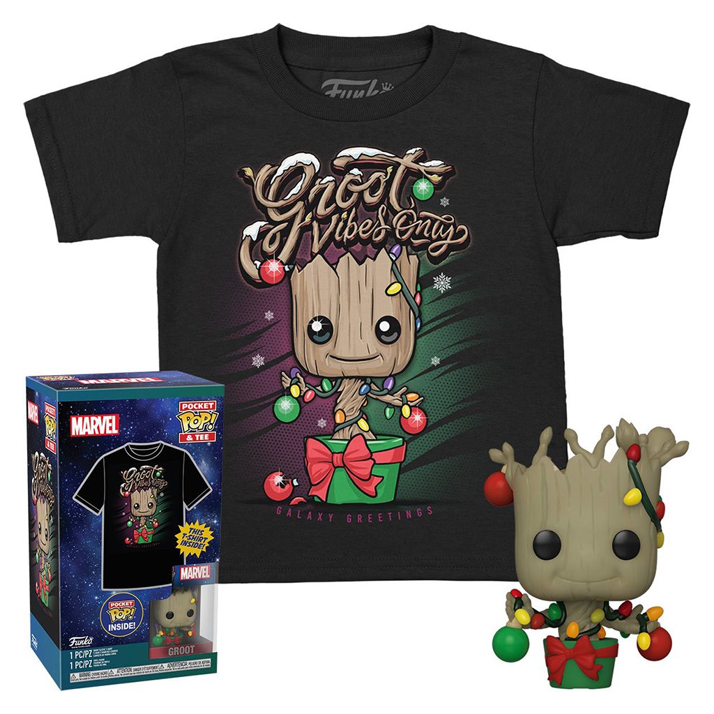 Funko Pop Pocket & Tee Marvel Groot - Tamanho Xl (72956)