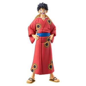 Estatua Banpresto One Piece Dxf The Grandline Men: Wanokuni - Monkey D. Luffy 88902 (yukata Ver.)