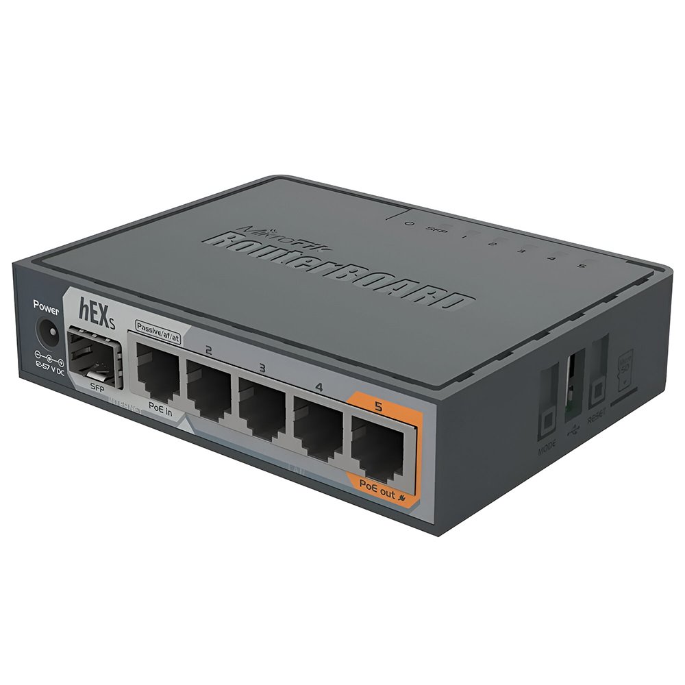 Switch Mikrotik RB 760IGS HEX S L4 Negro