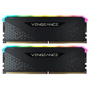 Memoria RAM Corsair Vengeance RGB RS DDR4 16GB (2x8GB) 3200MHz Negro (CMG16GX4M2E3200C16)