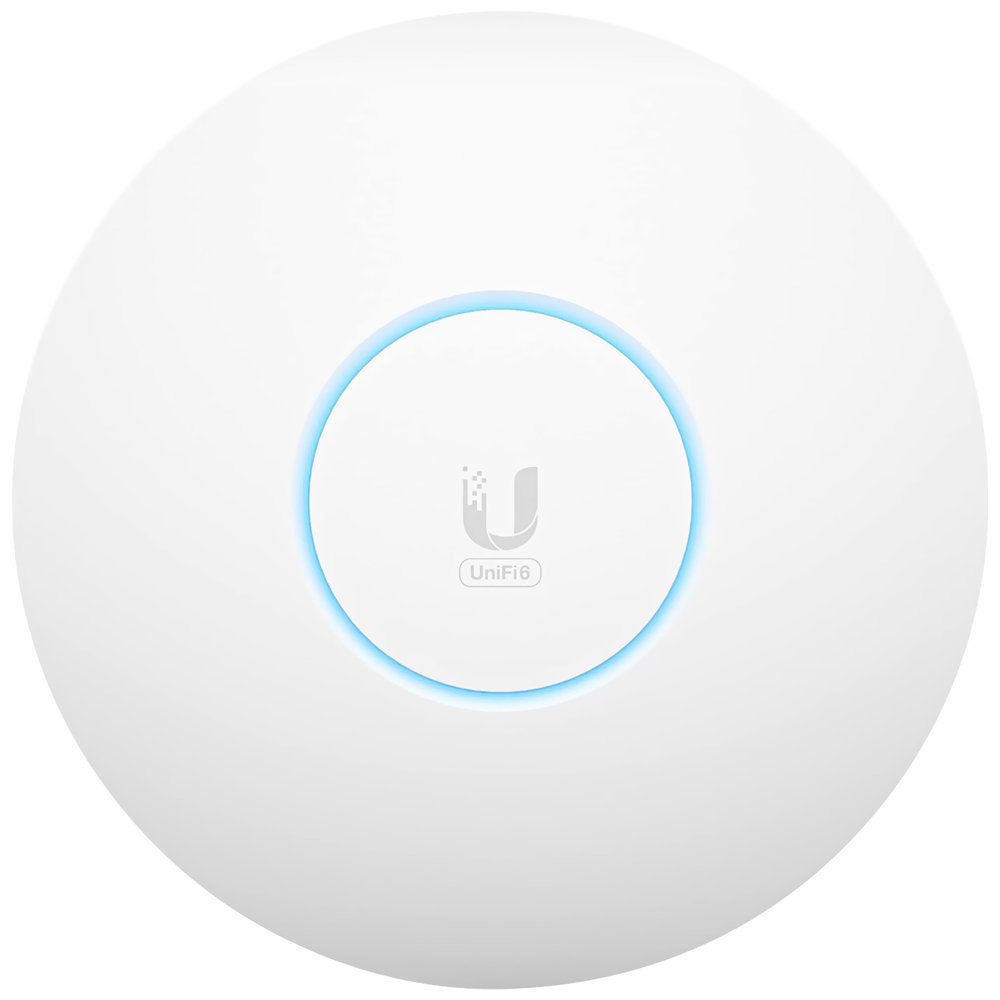 Punto de Acceso Ubnt U6-Pro AP Dual Band Wi-Fi 6 1PoE 2.4GHz 5GHz 1WAN 5300Mbps – Blanco