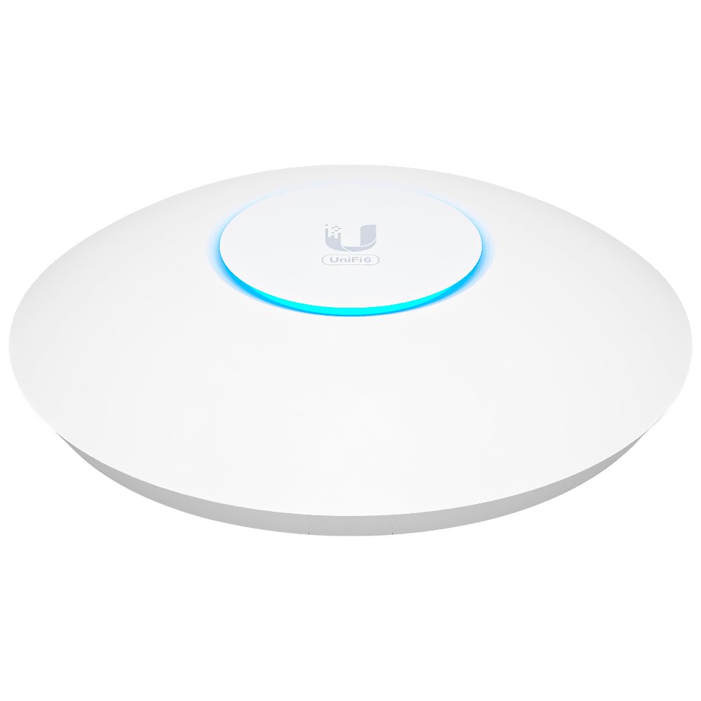 Punto de Acceso Ubnt U6-Pro AP Dual Band Wi-Fi 6 1PoE 2.4GHz 5GHz 1WAN 5300Mbps – Blanco