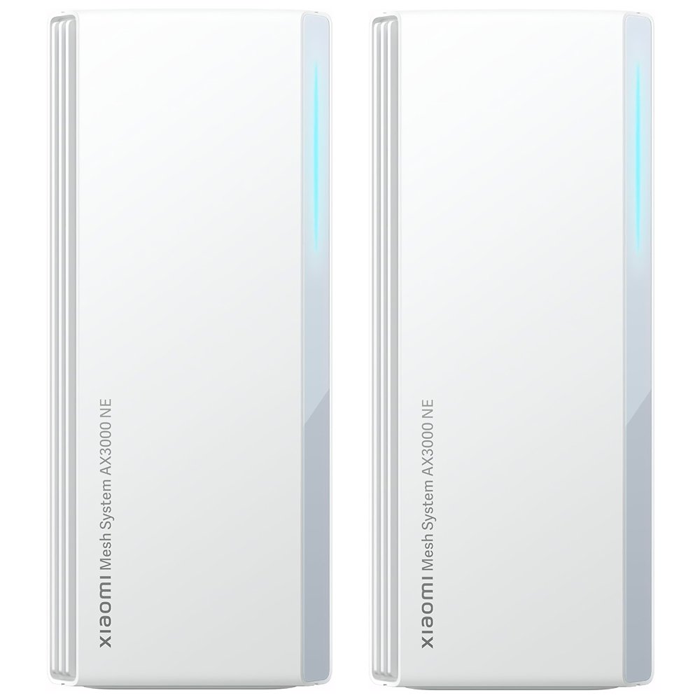 Router Xiaomi RD28 DVB4458GL Mesh System AX3000 NE NFC Dual Band 2.4GHz 5GHz Wi-Fi 6 Blanco (Kit con 2)