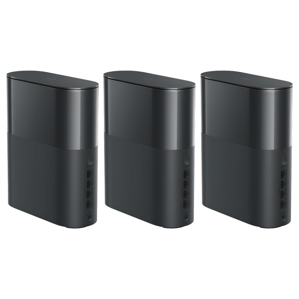 Router Xiaomi RN09 Pro DVB4477US Whole Home Mesh BE3600 Dual Band 2.4 GHz 5 GHz Wi-Fi 7 NFC Gris (Kit con 3)