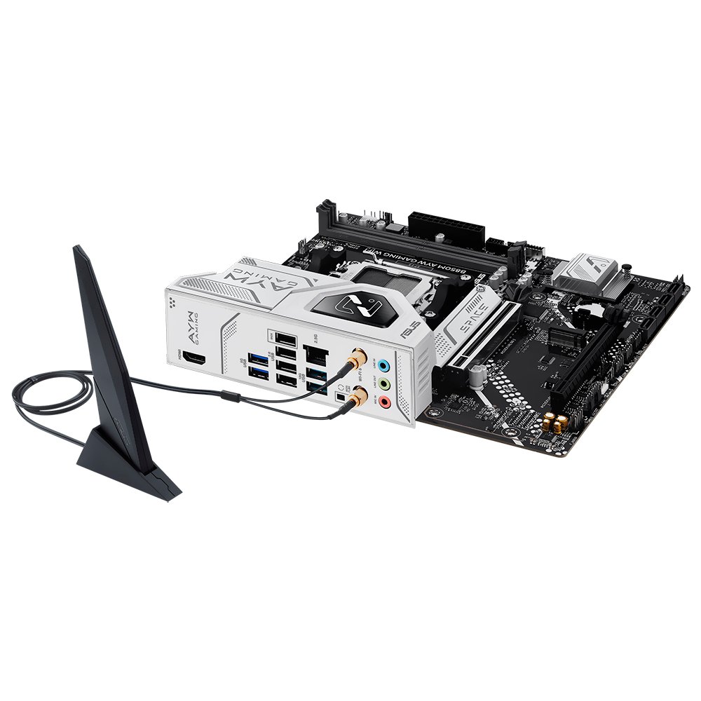Placa Madre AM5 ASUS B850M AYW GAMING WIFI M.2 DDR5 WIFI6 BT HDMI USB3.2 GLAN SOM 90Placa Madre1LW0-M0EAY0