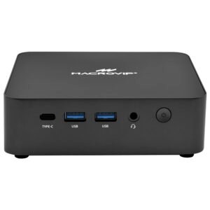 Mini PC Macrovip nanoBOX K1 Intel Core i5 12600H de 2.5GHz 16GB de RAM 512GB SSD Win11Pro Negro