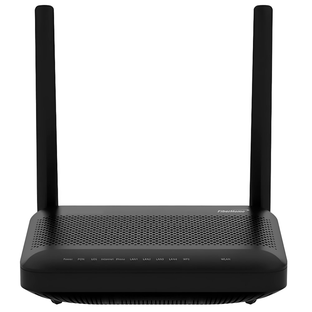 Terminal de Red Óptica Fiberhome GPON ONU HG6145F3 AX3000 Wi-Fi 6 Dual Band Negro