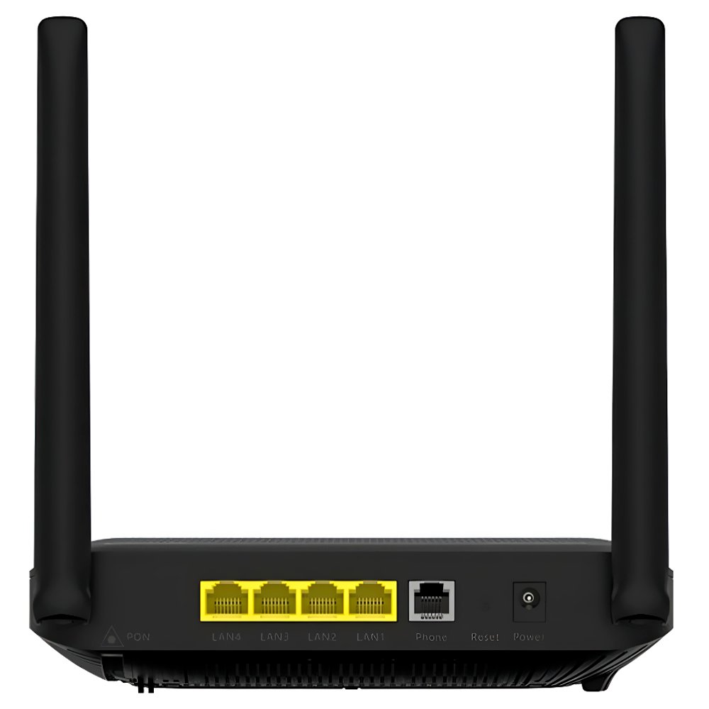Terminal de Red Óptica Fiberhome GPON ONU HG6145F3 AX3000 Wi-Fi 6 Dual Band Negro