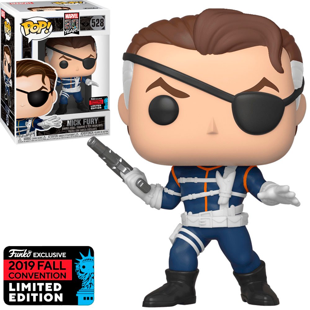 Funko Pop Marvel 80 Years Exclusive Nycc 2019 - Nick Fury 528
