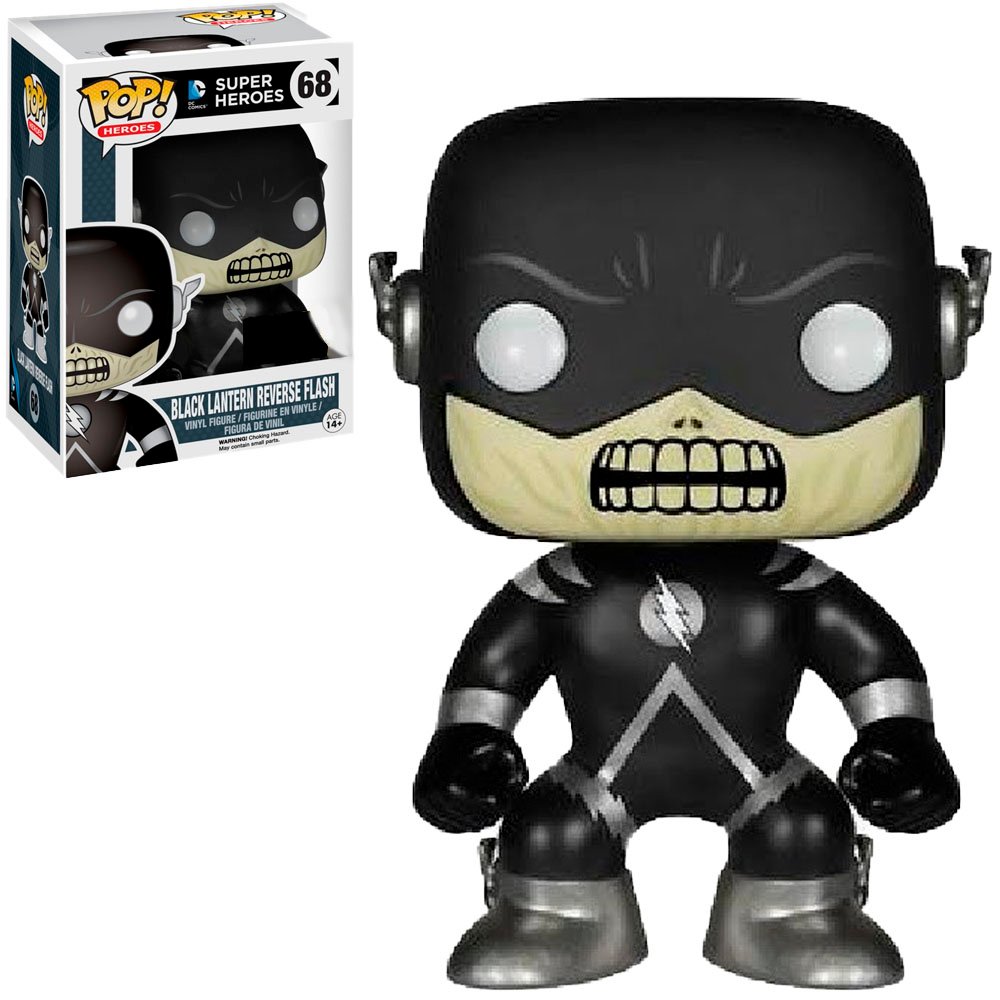 Funko Pop Heroes Dc Super Heroes Exclusive - Black Lantern Reverse Flash 68