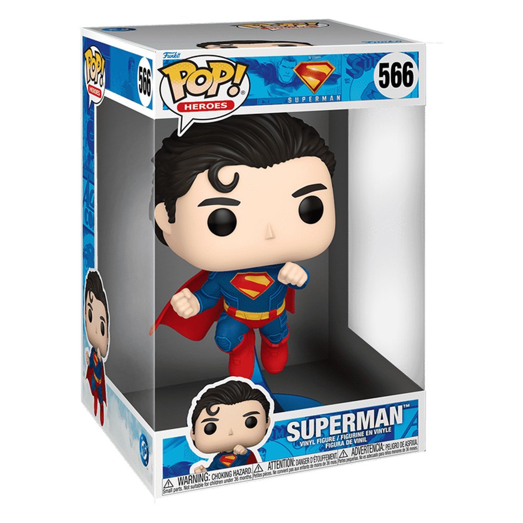 Funko Pop Heroes Superman Super Sized 10" - Superman 566