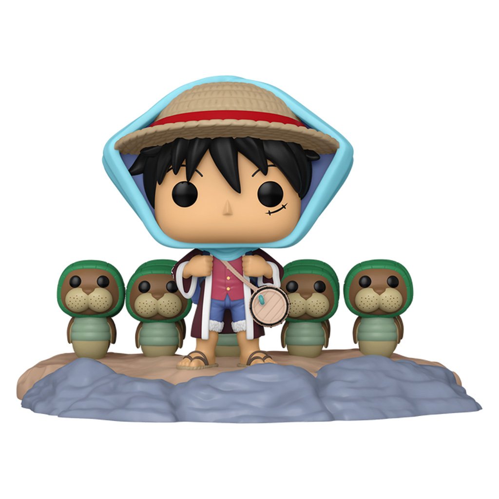 Funko Pop Moment One Piece - Monkey D. Luffy Trains Kung Fu Dugong 1637