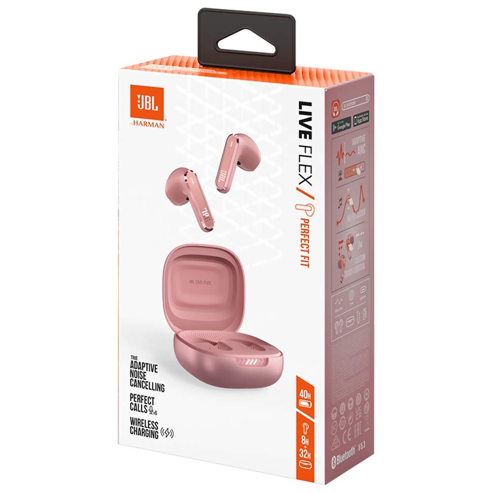 Auricular JBL Live Flex Perfect Fit TWS Bluetooth - Rosa