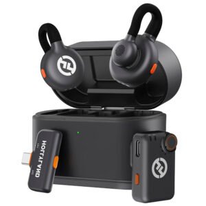 Micrófono Hollyland Lark M2S Lavalier Mini Combo Wireless USB-C - Space Gris