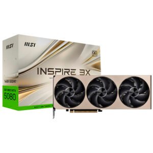 Tarjeta de Video MSI Inspire 3X OC 16GB GeForce RTX5080 GDDR7 - 912-V531-203