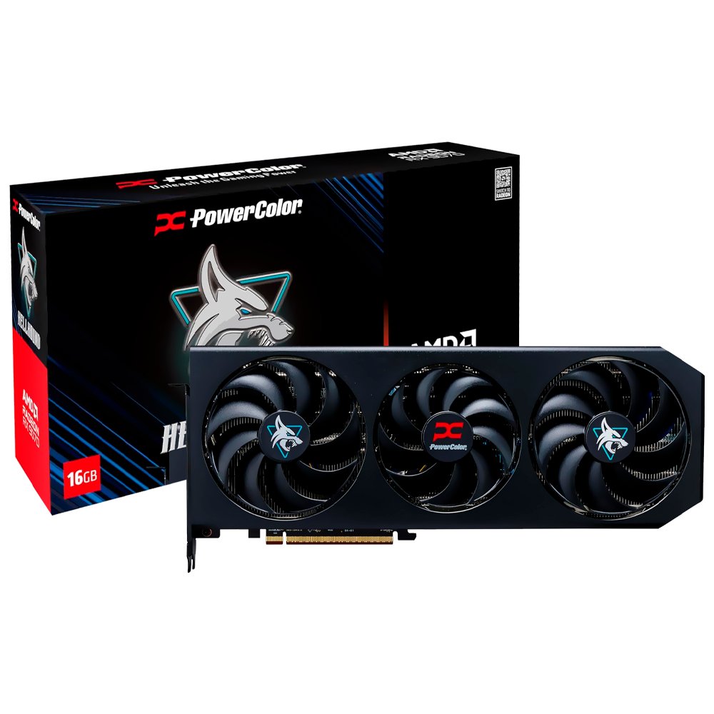 Tarjeta de Video PowerColor Hellbound 16GB Radeon RX9070 GDDR6 - 16G-L/OC