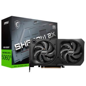 Tarjeta de Video MSI Shadow 2X OC Plus 8GB GeForce RTX5060TI GDDR7 - 912-V536-023