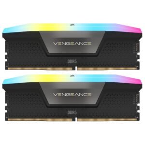 Memoria RAM Corsair Vengeance DDR5 96GB (2x48GB) 7000MHz RGB - Negro (CMH96GX5M2B7000C40