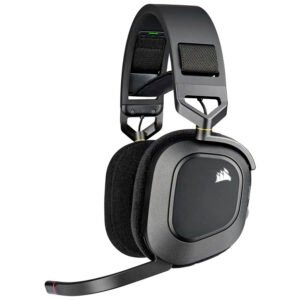 Auricular Gamer Corsair HS80 RGB Con Cable - Negro (CA-9011235-EU)