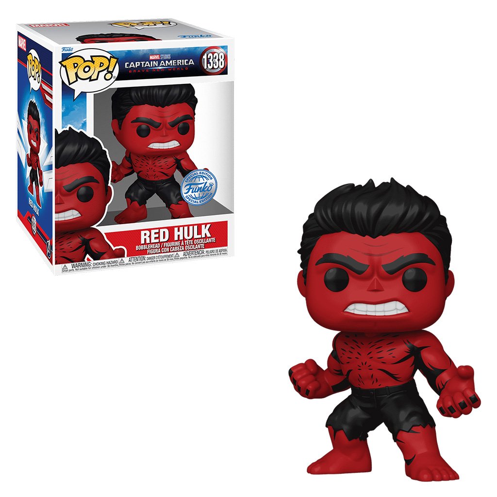 Funko Pop Marvel Captain America: Brave New World Exclusive - Red Hulk 1338