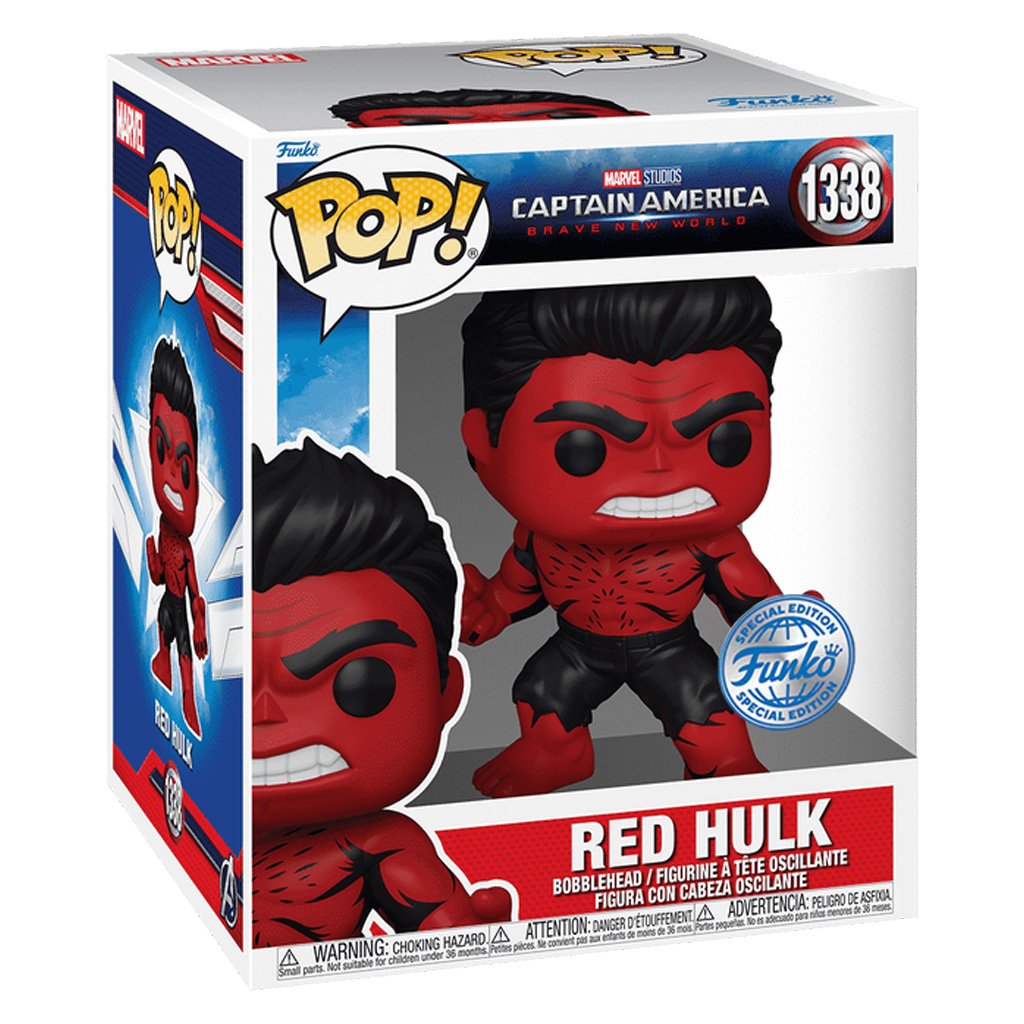 Funko Pop Marvel Captain America: Brave New World Exclusive - Red Hulk 1338