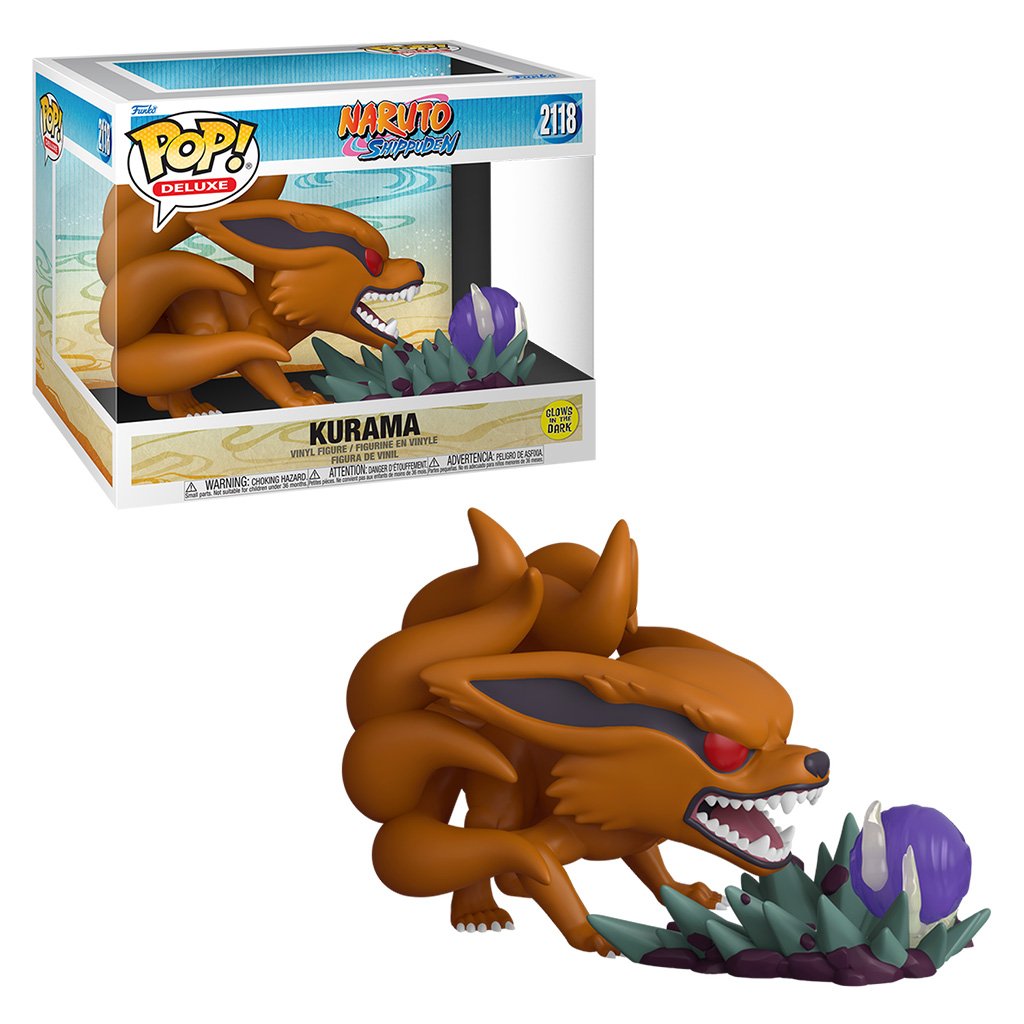Funko Pop Deluxe Naruto Shippuden - Kurama 2118 (glows In The Dark)
