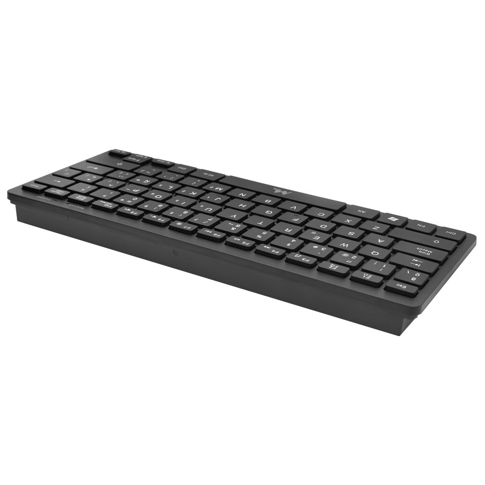 Teclado + Mouse Mtek KM-5276B Wireless Espanhol Negro