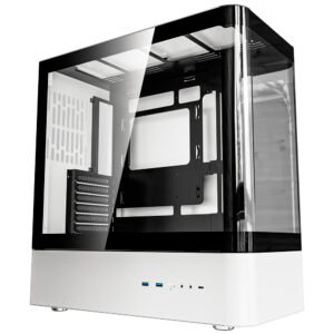 GABINETE GAMER DARKFLASH HM1 ATX ART ULTRA VIDRO Blanco - MINI ITX MICRO ATX