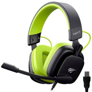 FONE C MIC. HAVIT H2048U GAMENOTE USB 7.1 GAMING PRETOVERDE