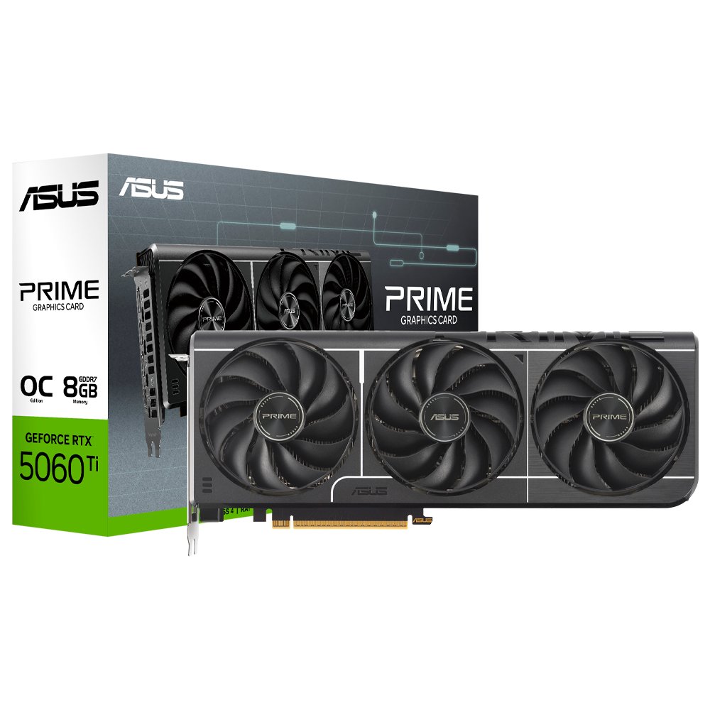 Tarjeta de Video ASUS Prime GTIII 8GB GeForce RTX5060TI GDDR7 - 90YV0MP1-M0NA00
