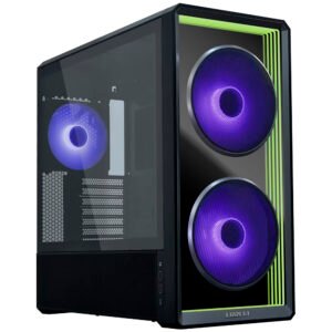 Gabitene Gamer Lian Li Lancool 217 Inf Mid Tower 3 Cooler ARGB Negro