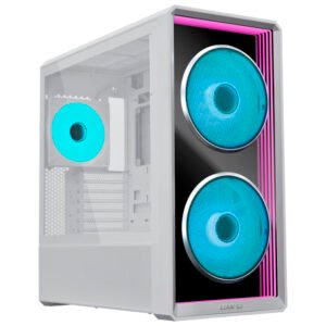 Gabitene Gamer Lian Li Lancool 217 Inf Mid Tower 3 Cooler ARGB Blanco