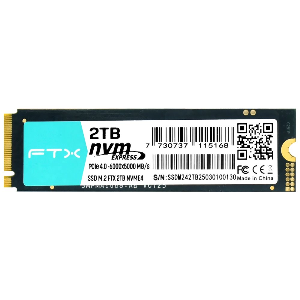 SSD FTX M.2 2TB NVMe - FTX-2TB