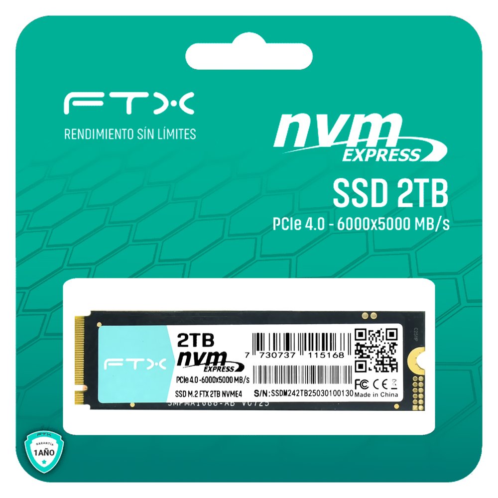 SSD FTX M.2 2TB NVMe - FTX-2TB