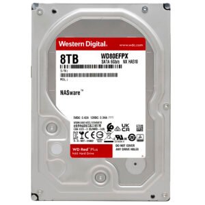 HDD Western Digital 8TB WD Red Plus Nas 3.5" SATA 3 5640RPM WD80EFPX