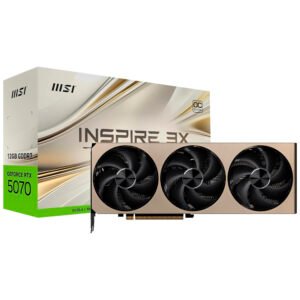 Tarjeta de Video MSI Inspire 3X OC 12GB GeForce RTX5070 GDDR7 - 912-V532-211