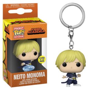 Chaveiro Funko Pop Pocket Keychain My Hero Academia Exclusive - Neito Monoma (glows In The Dark)