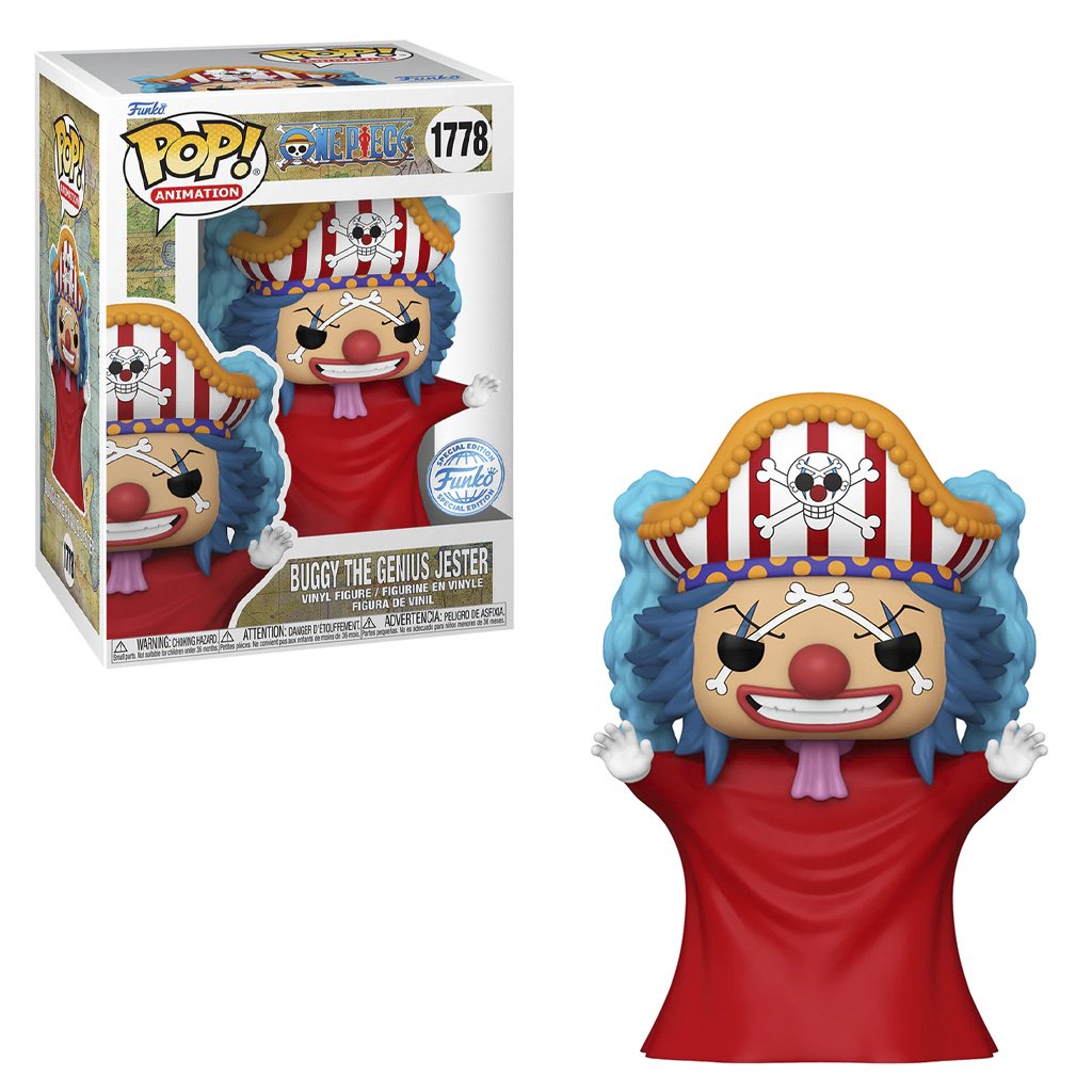 Funko Pop Animation One Piece Exclusive - Buggy The Genius Jester 1778