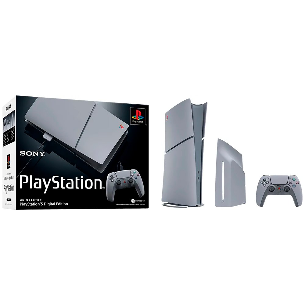 Consola Sony Playstation 5 Slim Cfi-2015 B30X Anniversary 1Tb Digital Edición Bivolt Gris (Americano)
