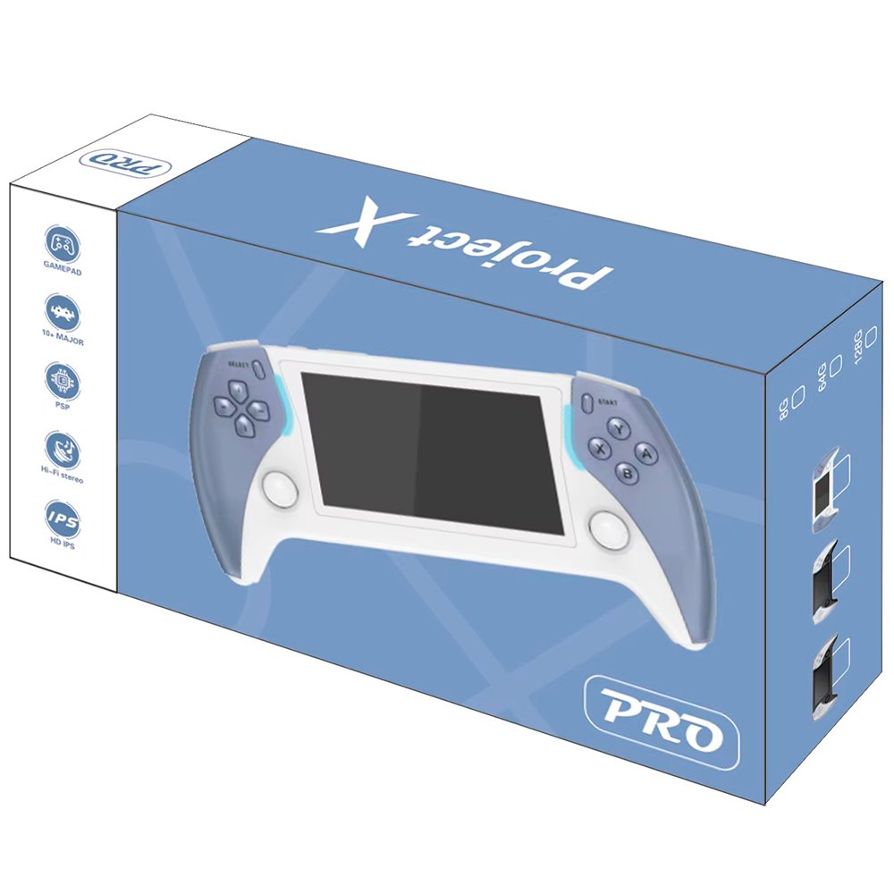 Consola Blulory Game Project X Pro 64GB - Negro